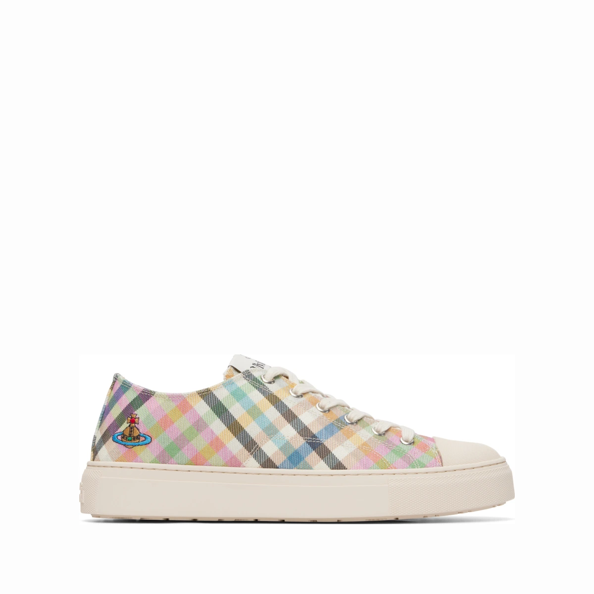 Multicolor Low Top Plimsoll Sneakers