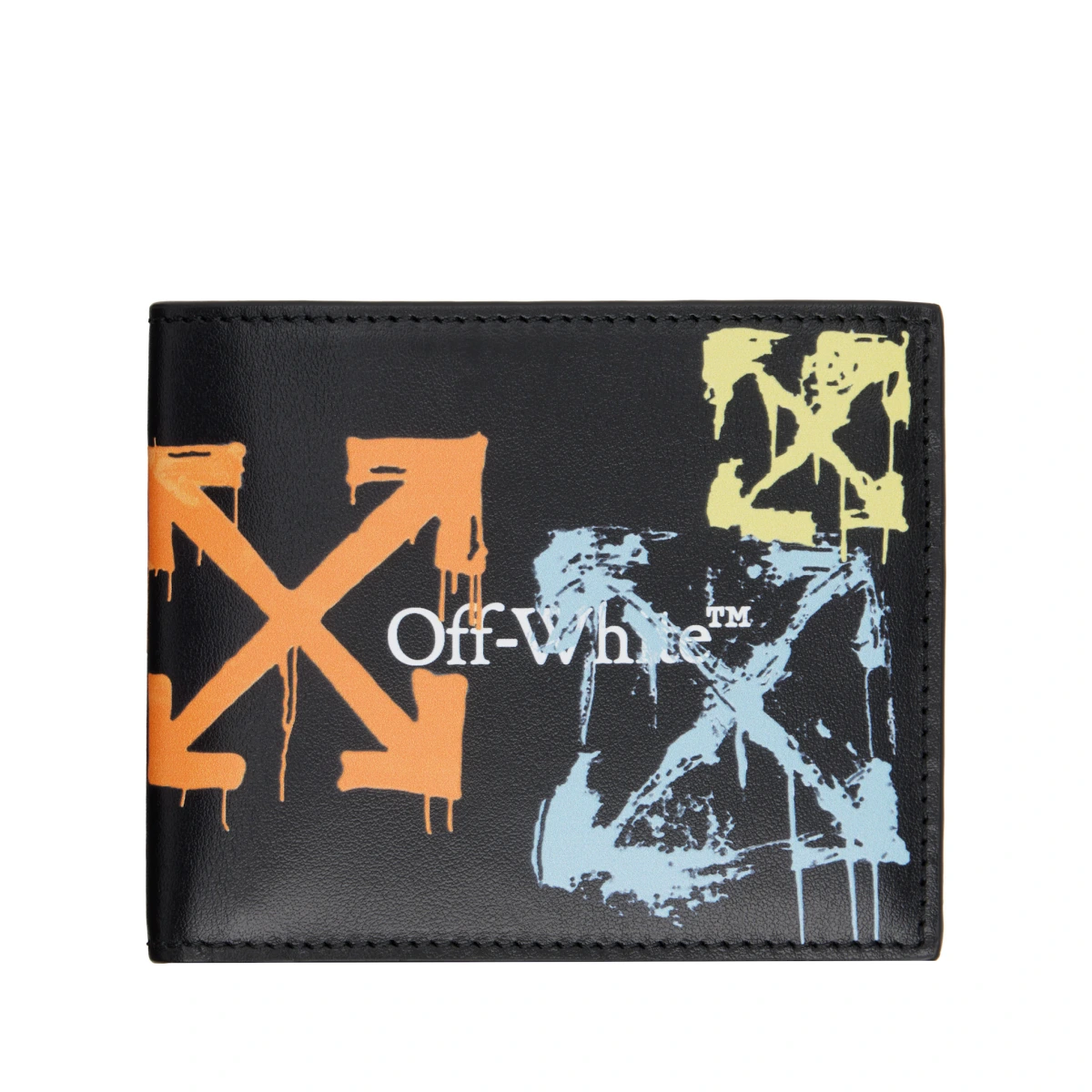 Black Bookish Arrow Spray Bifold Wallet