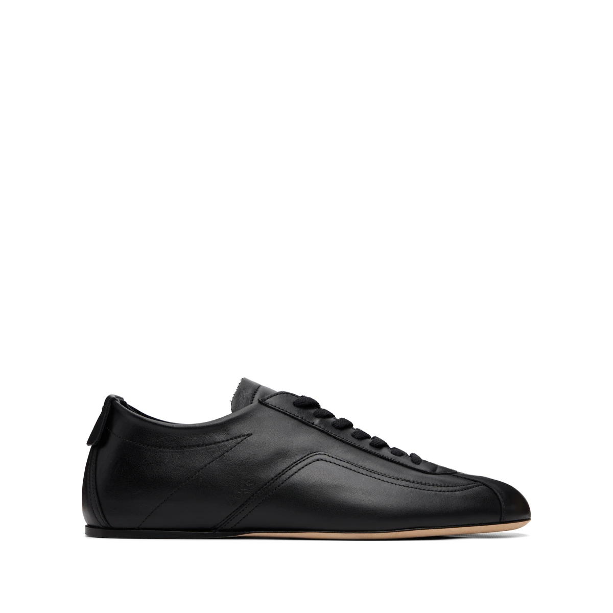Black Ded Logo Nappa-leather Sneakers