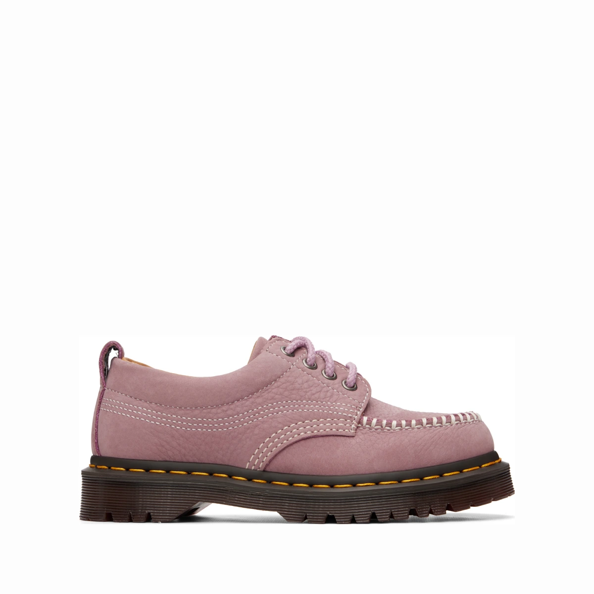 Pink Lowell Nubuck Moc Toe Derbys