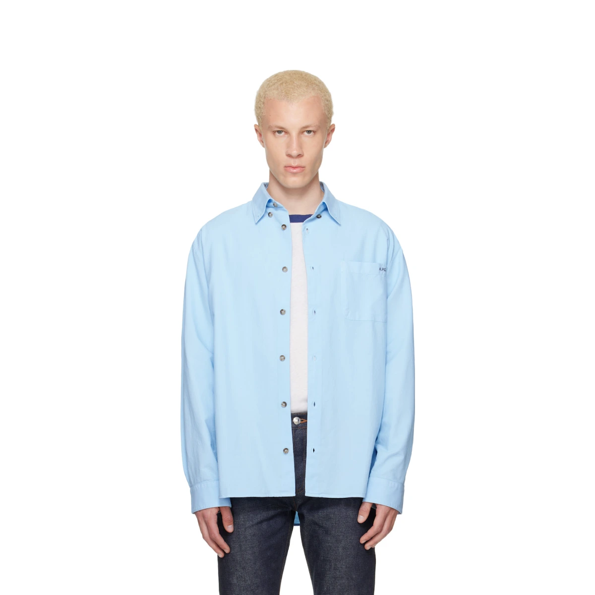Blue Mateo Logo Shirt