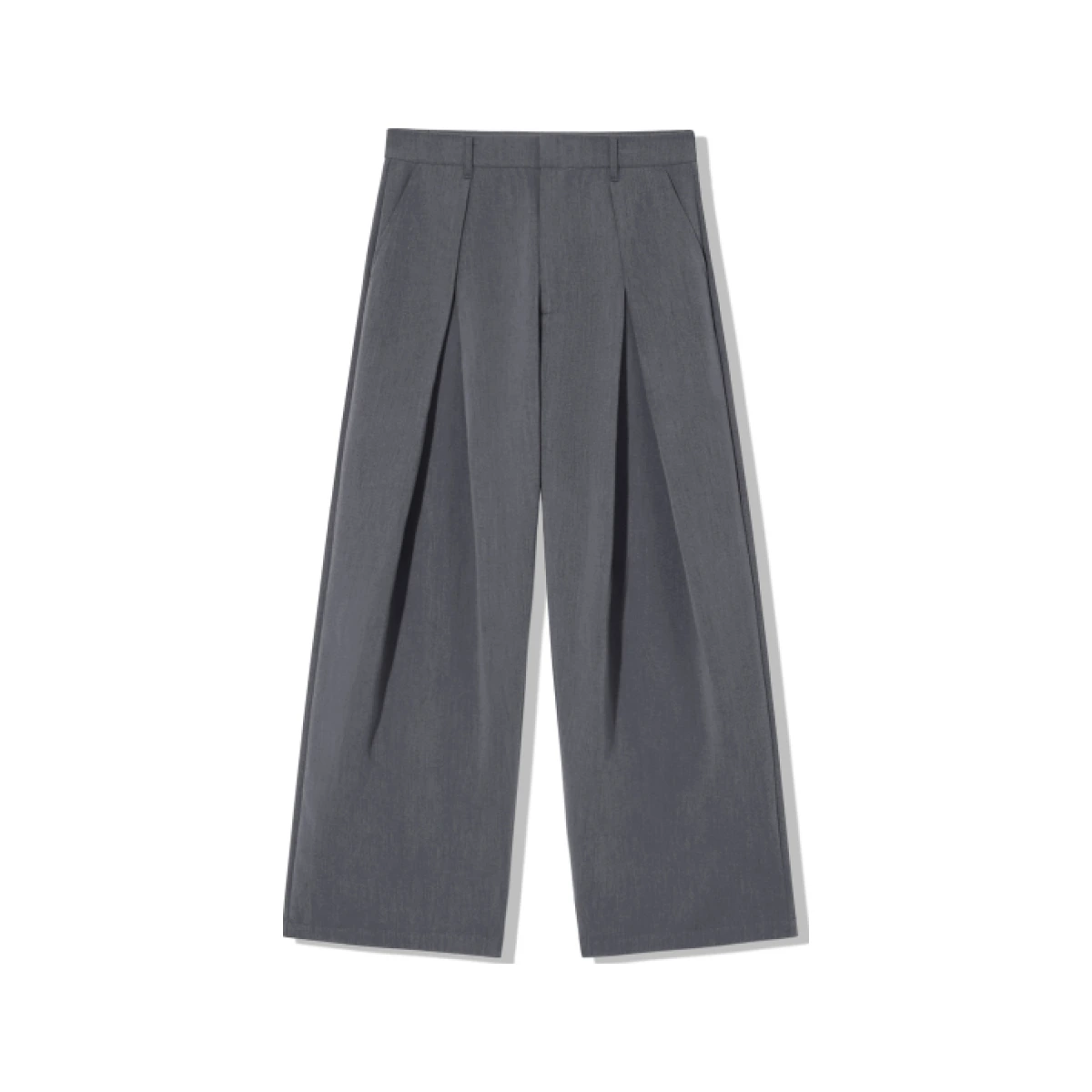 Front V-Tuck Wide Slacks