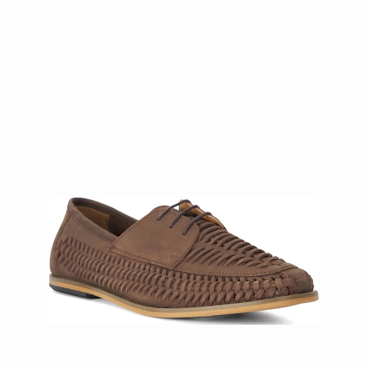 Dune London Mens Brinkley - Nubuck Moccasin - Brown