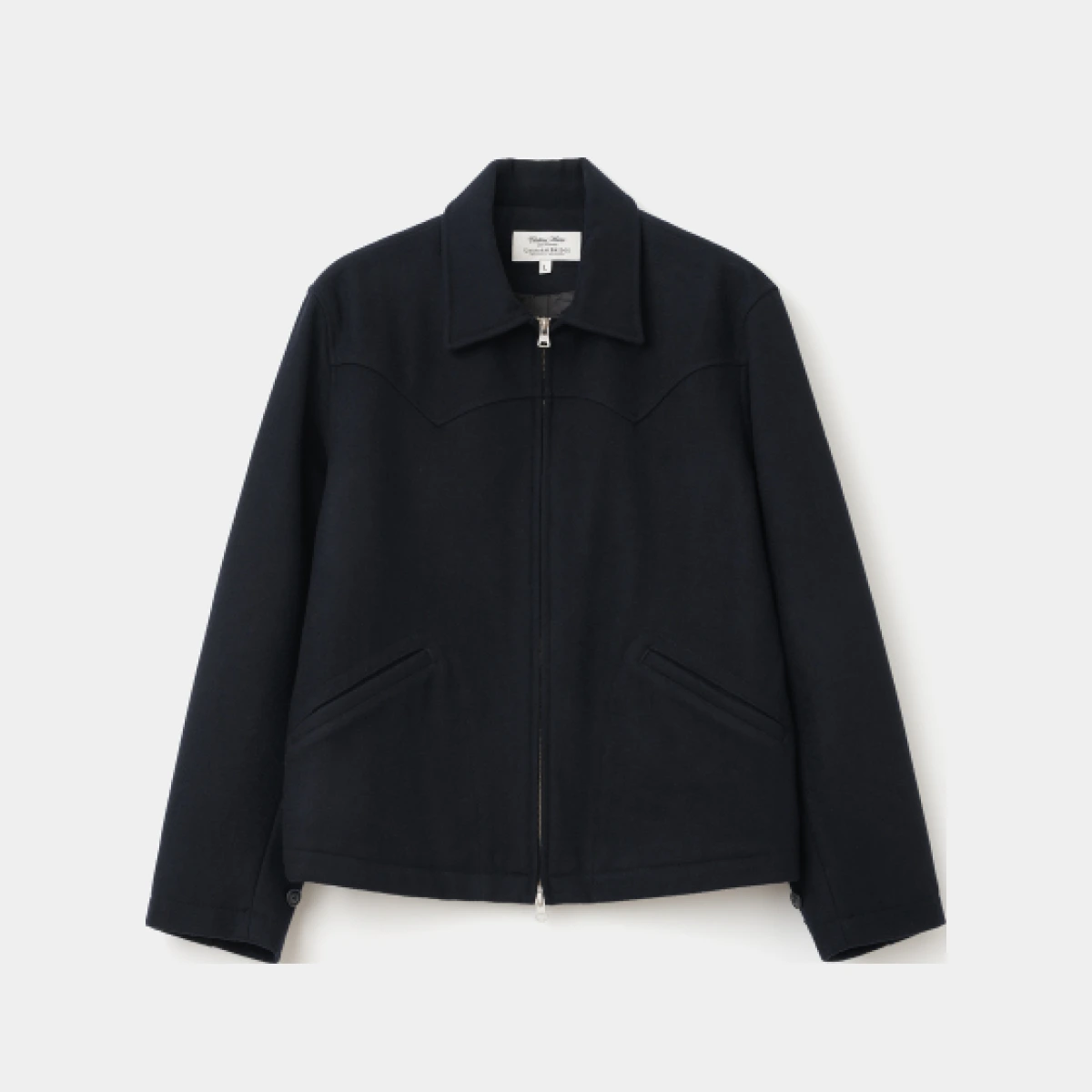 Wool drizzler jacket navy