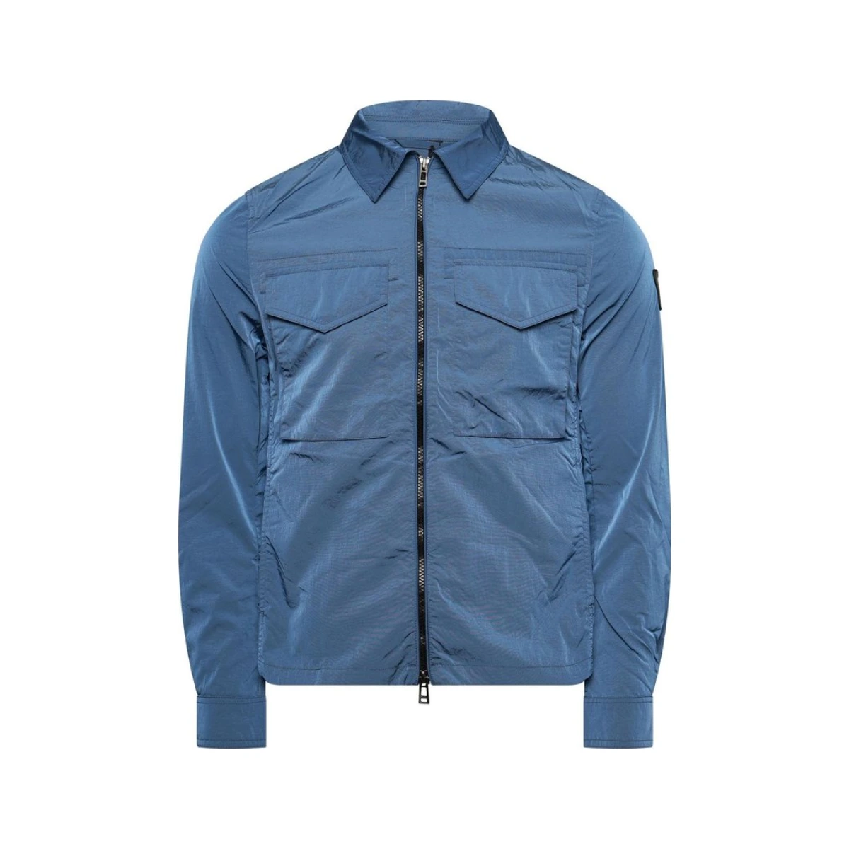 Belstaff Mens Command Overshirt Softshell Jacket in Forward Blue - X-Sma