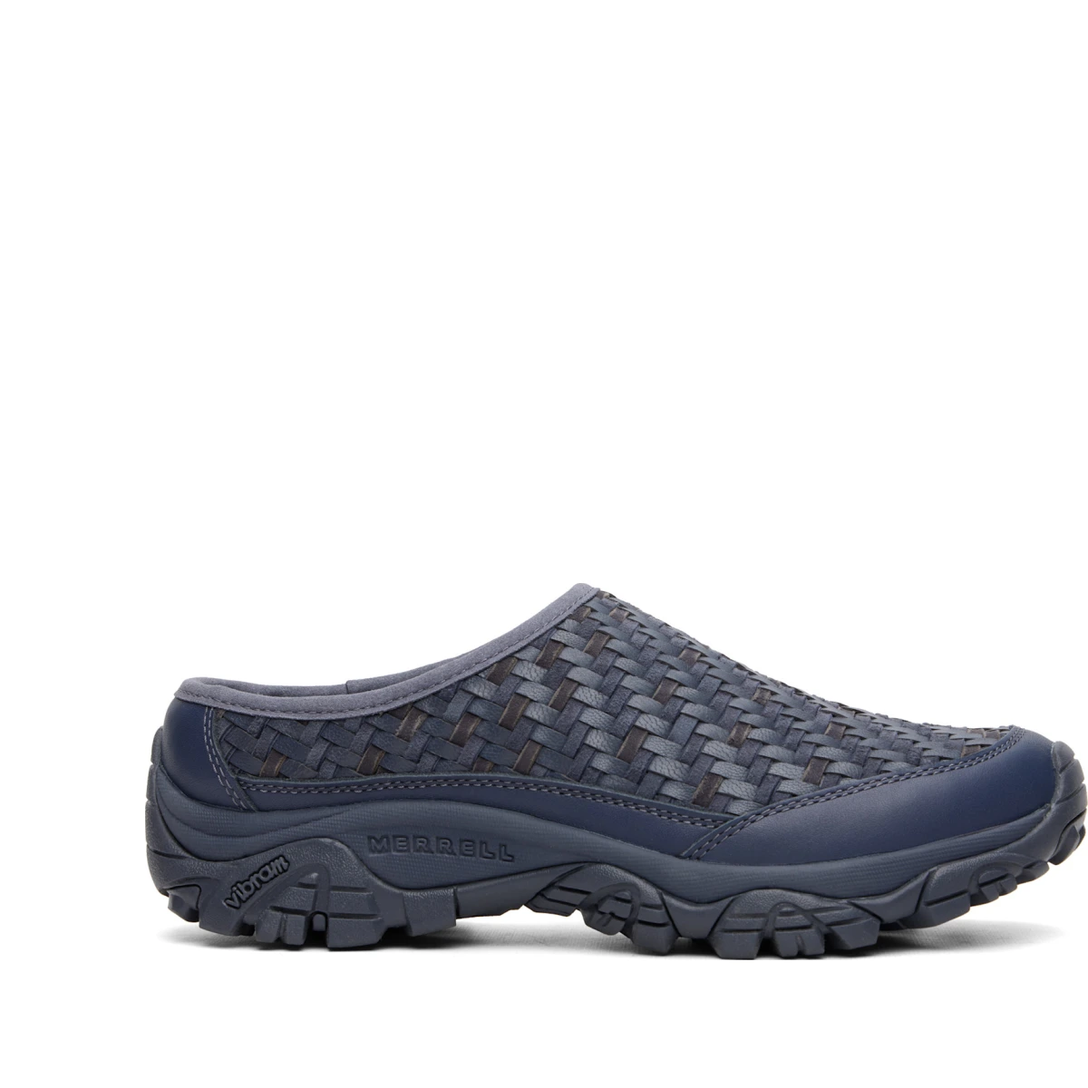 Gray Moab 2 Leather Slide Flats