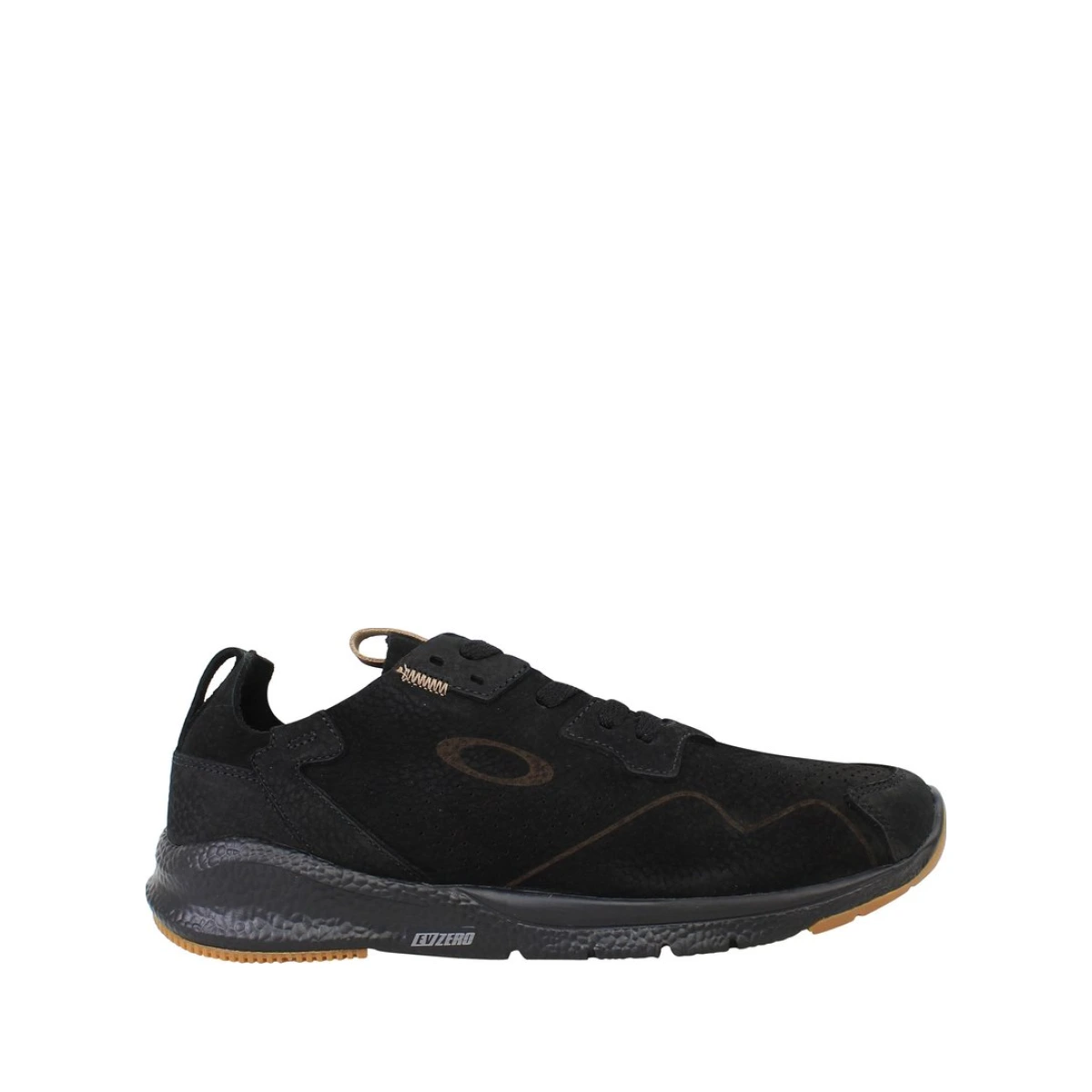 Oakley Premium Mens Black Trainers Suede