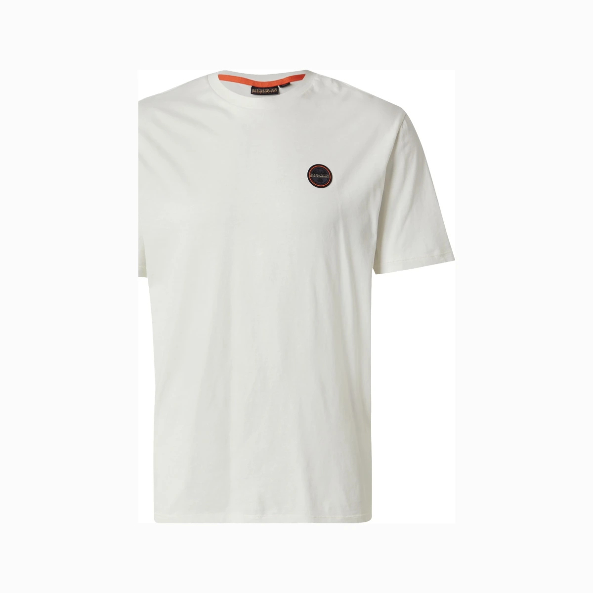 NAPAPIJRI Maglietta 'S-Badge' nero / bianco
