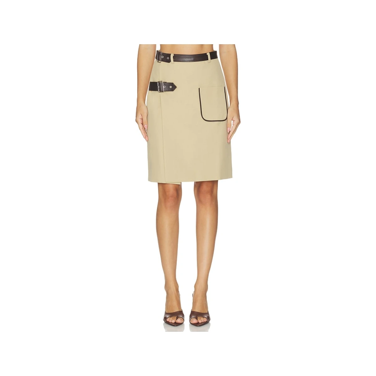 Baum und Pferdgarten Svea Skirt in Cornstalk Camel in Brown. 40. Also