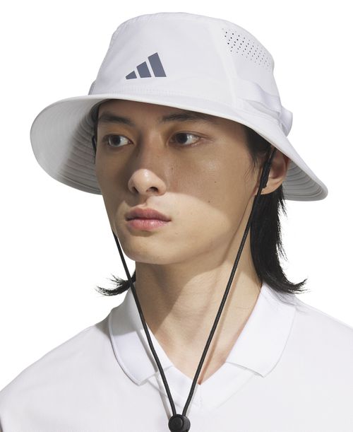 Men's Victory 5 Bucket Hat - White/onix Grey/black