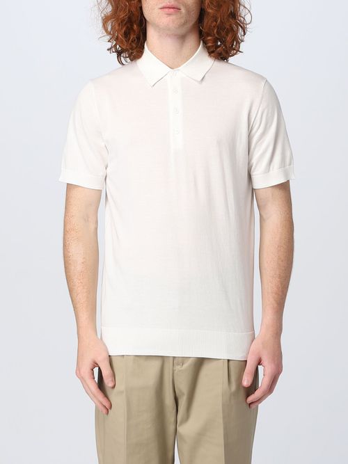 Polo Shirt Men color White