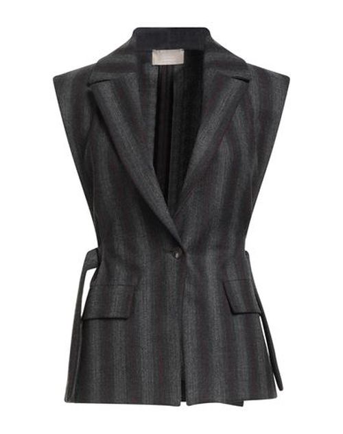 Woman Tailored Vest Lead Size 6 Virgin Wool, Elastane, Polyamide, Cotton