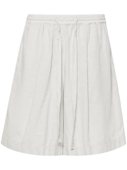 Voile drop-crotch shorts - Grey