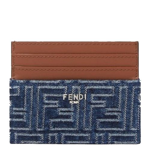 FF Jacquard Denim Card Holder
