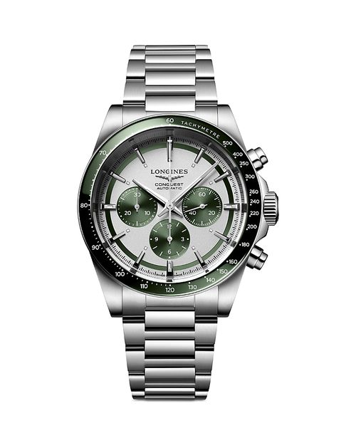 Conquest Silver Chronograph, 42mm