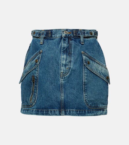 Re/Done Racer high-rise tapered cargo jeans
