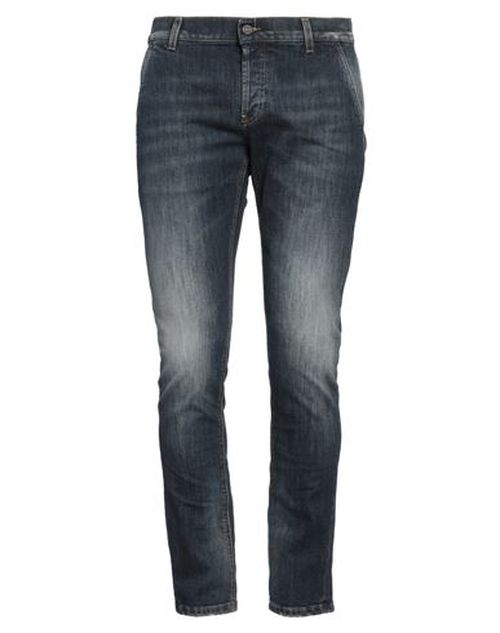 Man Jeans Blue Size 33 Cotton, Elastane