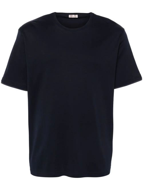 Lightweight Cotton Jersey T-Shirt — Navy