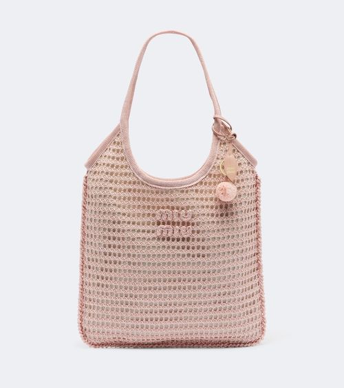 Ivy crochet raffia tote bag