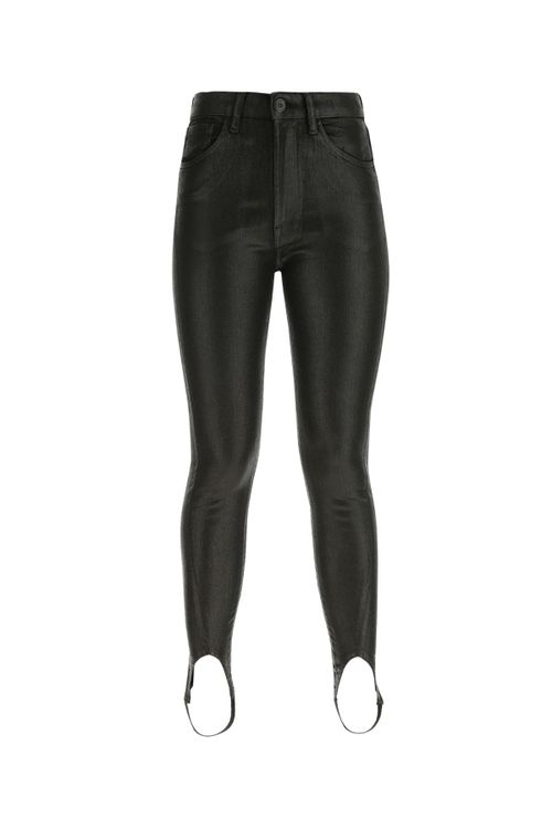 Coated Jeans — Black