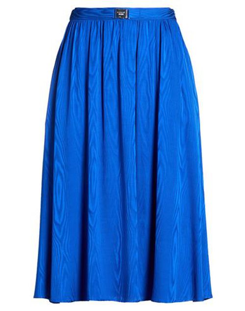 Woman Midi skirt Bright blue Size 6 Viscose