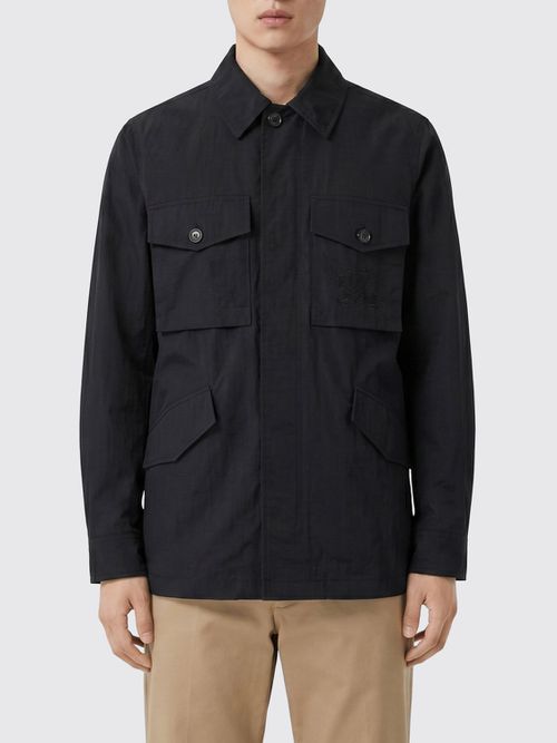 Coat Men color Blue