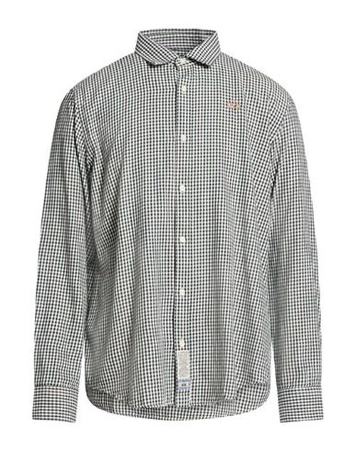 Man Shirt Green Size XXL Cotton