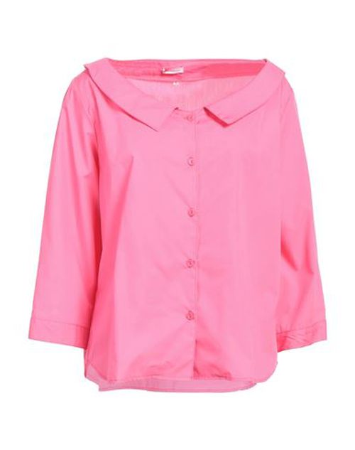 Rossopuro Woman Shirt Fuchsia Size S Cotton