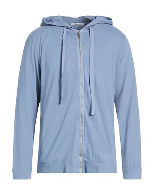 Man Sweatshirt Slate blue Size XL Cotton