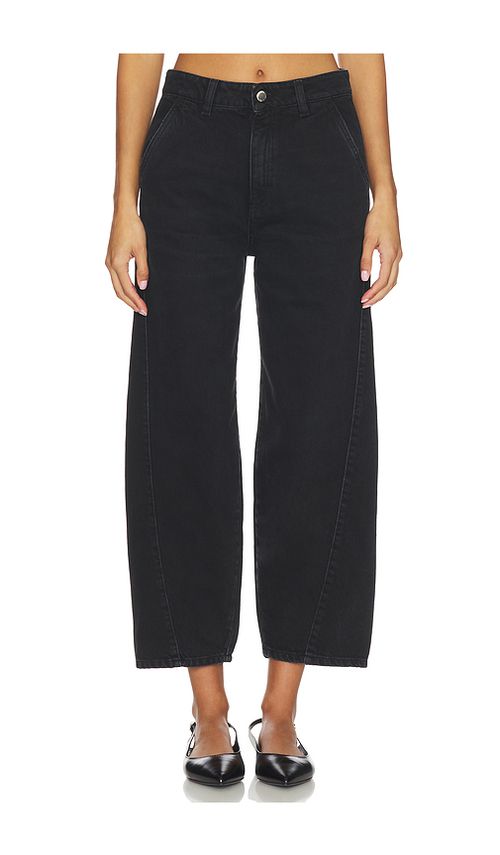 Icon Denim Juno Wide Leg Jeans in Black. 32. Also , 25, 26, 27, 28
