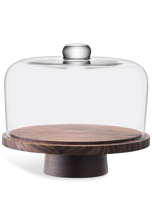 City dome and walnut stand - Neutrals