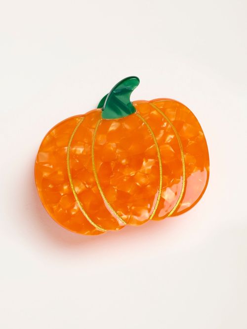 FatFace Orange Pumpkin Claw Clip