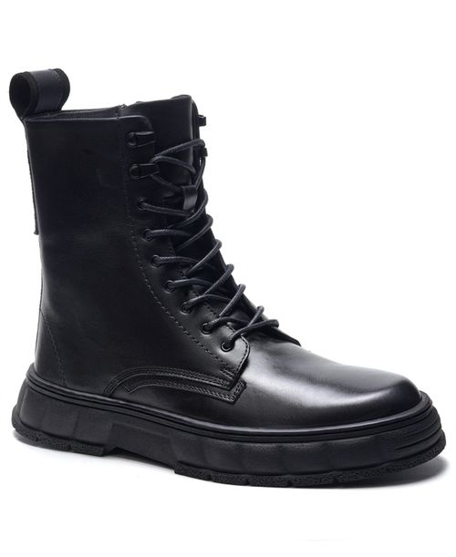 Men's Bastion Lace-Up Ankle Boots - Black