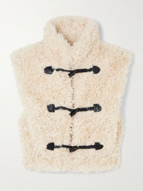 Alisa Fleece Gilet - Ecru