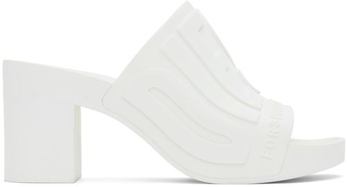 Diesel White Sa-Pamela H Heeled Sandals