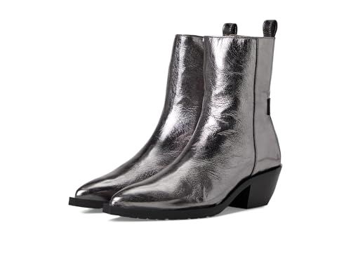 AllSaints BAZELY Metallic Boot Gunmetal Grey