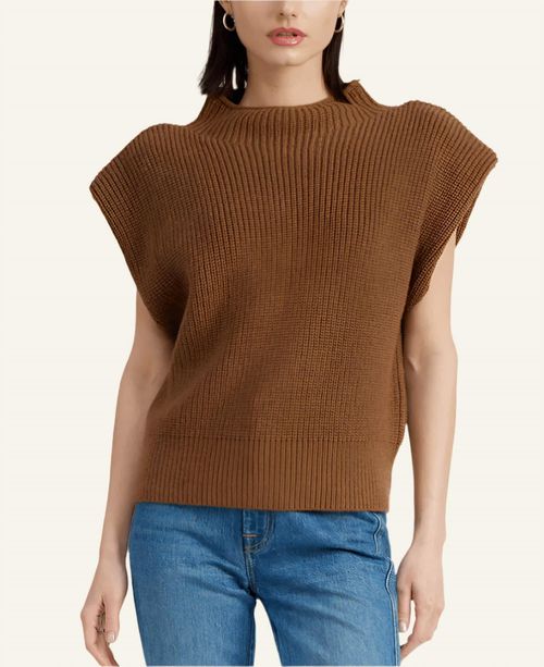 Karalie Knit Sweater In Brown