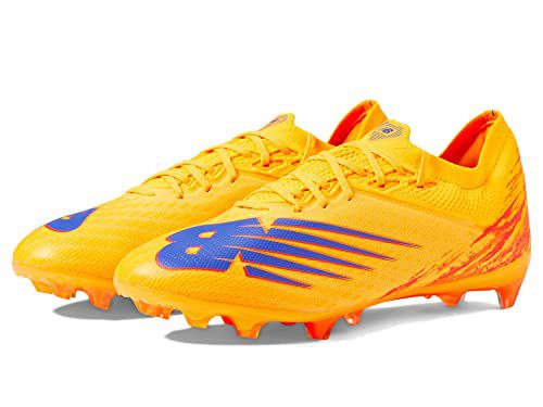 New Balance Men's Furon V7 Destroy FG Soccer Shoe, Silver/Brighton Grey/Copper, 12