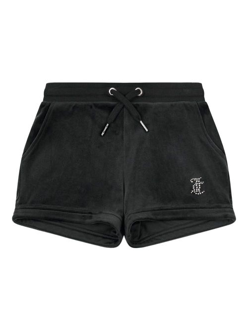 Juicy Couture Kids logo-studded shorts - Black