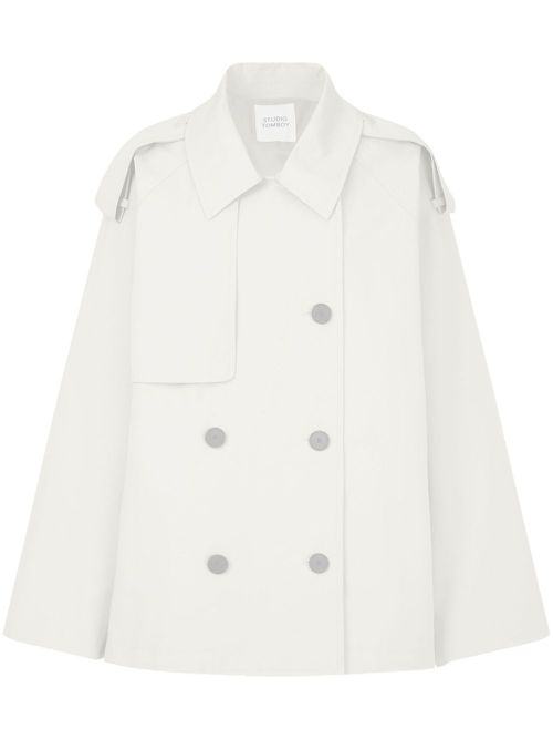 Cotton trench jacket - Neutrals