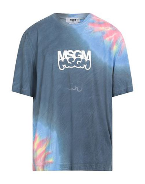 Man T-shirt Slate blue