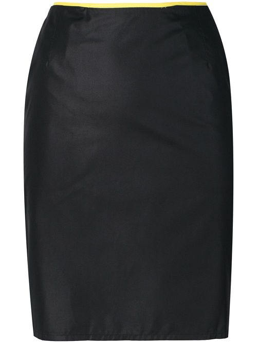 Fitted mini skirt - Black