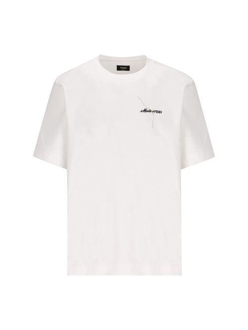 Logo Embroidered Crewneck T-shirt
