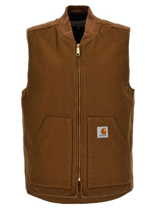 -Classic Gilet Marrone-Uomo