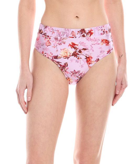 Floral Haze High-Leg Bikini Bottom