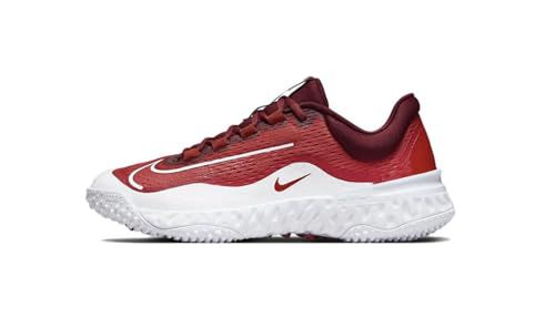 Nike Alpha Huarache Elite 4 Turf DV0496-616 University Red-White Women's Softball Shoes