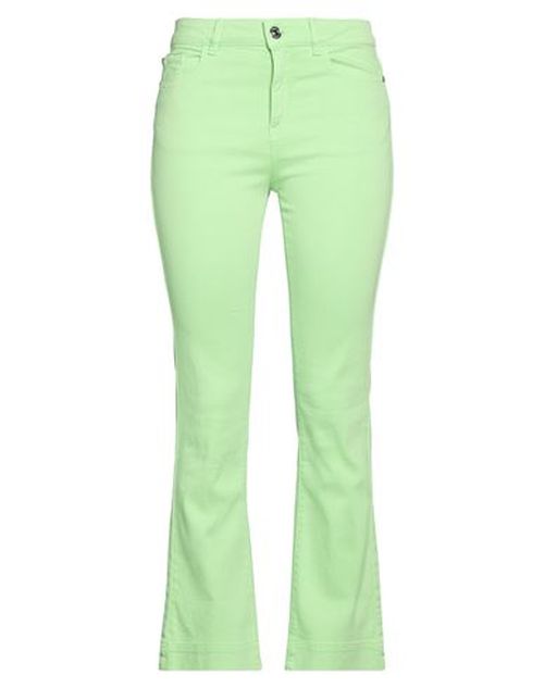 Woman Jeans Light green Size 26 Cotton, Organic cotton, Elastomultiester, Elastane