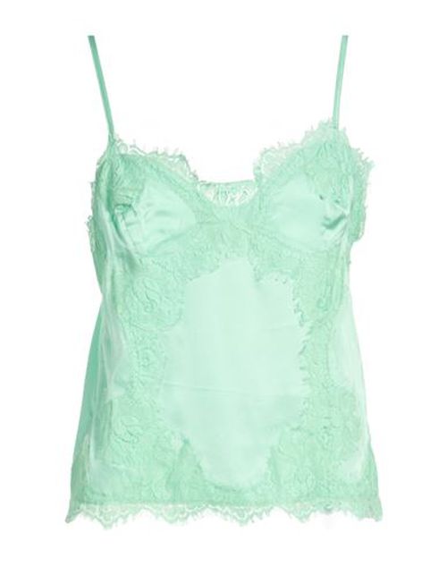 Woman Top Light green Size 10 Viscose, Elastane, Cotton, Polyamide