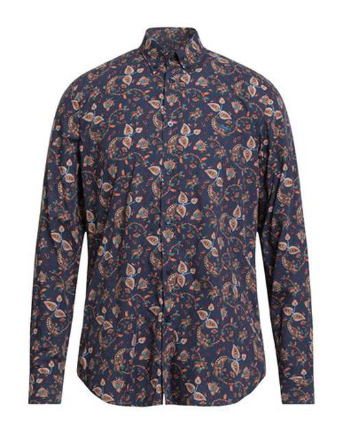Man Shirt Navy Size M Cotton
