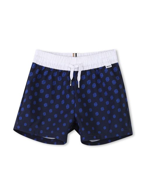 Logo-print swim shorts - Blue